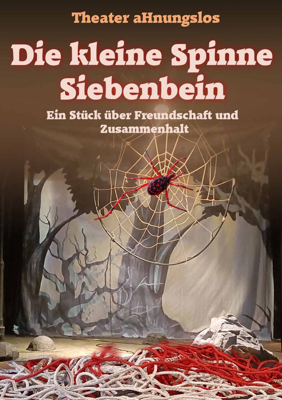 Plakat Die kleine Spinne Siebenbein